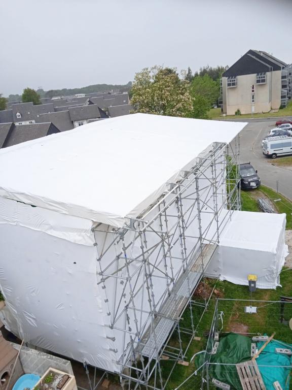 Thermo b�chage avec Nord Ouest Echafaudages